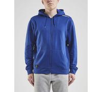 Craft Kapuzenpullover Hoodie Community FZ (Front-Reißverschluss, sportliche Passform) kobaltblau Herren, Größe XL