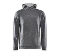 Craft Kapuzenpullover Hoodie Core Soul Sweatshirt (komfortable Passform) dunkelgrau Herren, Größe L