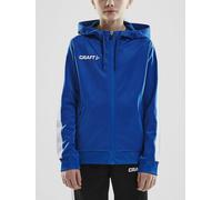 Craft Kapuzenpullover Hoodie Fullzip Pro Control cobaltblau/weiss Jungen, Größe 146/152
