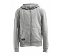 CRAFT Community Kapuzenjacke Kinder 950000 - grey melange 158/164