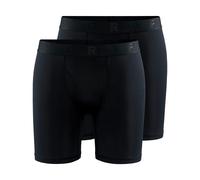 Craft - Leichte, atmungsaktive Boxershorts - Herren - Core Dry Boxer 6-Inch 2-Pack M Black - Core Dry Boxer 6-Inch 2-Pack M Black für schwarz S