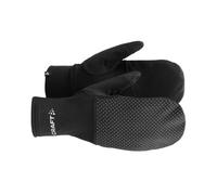 Craft Lumen Fleece Hybrid Laufhandschuhe-Schwarz, Größe XL