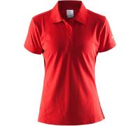 Pique Classic Polo Shirt Women M bright red