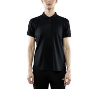 Craft Sport-Polo CORE Blend (hoher Tragekomfort) schwarz Damen, Größe XS