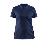 Craft Sport-Polo Core Unify (funktionelles Recyclingpolyester) melangeblau Damen, Größe XS