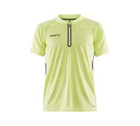 Craft Sport-Polo Pro Control Impact (leicht, atmungsaktiv) lime/grau Herren, Größe L