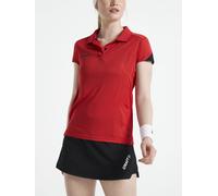 Craft Sport-Polo Pro Control Impact (leicht, atmungsaktiv) rot Damen, Größe L