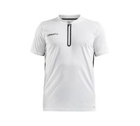Craft Sport-Polo Pro Control Impact (leicht, atmungsaktiv) weiss/schwarz Herren, Größe S
