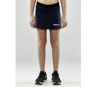 Craft Sport-Rock Squad Skirt - leicht, funktionell und Stretchmaterial, mit Innenslip - navyblau Mädchen, Größe 122/128