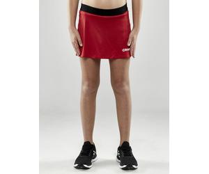 Craft Sport-Rock Squad Skirt - leicht, funktionell und Stretchmaterial, mit Innenslip - rot Mädchen, Größe 158/164