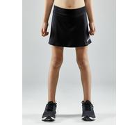 Craft Sport-Rock Squad Skirt - leicht, funktionell und Stretchmaterial, mit Innenslip - schwarz Mädchen, Größe 134/140
