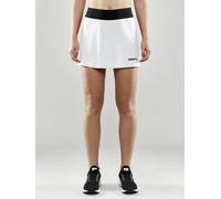 Craft Sport-Rock Squad Skirt - leicht, funktionell und Stretchmaterial, mit Innenslip - weiss Damen, Größe L