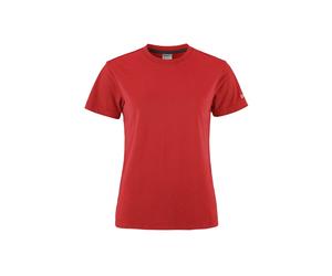 Craft Sport-Shirt Community 2.0 Tee (angenehmes Tragegefühl) rot Damen, Größe L