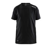 Craft Sport-Tshirt Community Mix (Baumwolle) schwarz Kinder, Größe 122/128