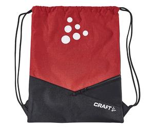 CRAFT Squad Go Turnbeutel (5,5 Liter) 9430 - black/bright red