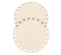 Craft Stricken Häkeln Unterlage Beige Holz 2er Pack