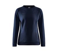 Craft Sweatshirt Core Soul Crew (komfortable Passform, Front-Reißverschluss) darknavy Damen, Größe M