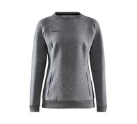Craft Sweatshirt Core Soul Crew (komfortable Passform, Front-Reißverschluss) dunkelgrau Damen, Größe M