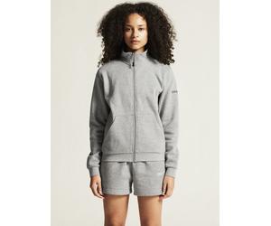 Craft Trainingsjacke Community 2.0 Full Zip (Baumwolle/Polyester) hellgrau Damen, Größe XS