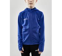 Craft Trainingsjacke Evolve Hood - strapazierfähige Mid-Layer-Kapuzenjacke aus Stretchmaterial - cobaltblau Kinder, Größe 146/152