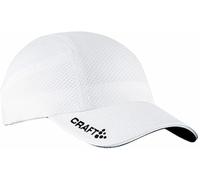 Craft Unisex Running Cap Schildkappen, Weiß, Einheitsgröße EU