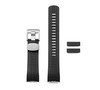 CRAFTER BLUE CB11 22mm Uhrenarmband mit gebogenem Ende Kompatibel mit Seiko SKX Serie, SRPDxx Serie und Seiko Sports 5, Schwarz