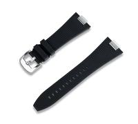 CRAFTER BLUE TS01 Uhrenarmband mit geradem Ende, FKM Gummi-Uhrenarmband, Ersatz für Tissot PRX 40 mm 410/407 Quartz/Automatik-Versionen, 40 mm, Kein Edelstein