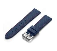 CRAFTER BLUE UX05 Uhrenarmband mit geradem Ende, Gummi-Armband, Ersatz für alle 20 mm/22 mm Breite, 20 mm, Ohne Edelstein