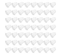 CRAFTHROU 100 Stück Ohrringverschlüsse aus Silikon für Damen mit Sicherem Schutz und Hautreizungsprävention Transparente Ohrringstopper für Ohrstecker als Praktisches Zubehör