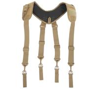 CRAFTHROU Werkzeuggürtel Hosenträger aus Nylon Khaki Gepolstert Robust und Multifunktional für Schreiner Bauarbeiten und Elektriker