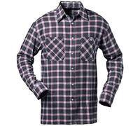 Craftland Nashville Flanell-Hemd ★ Herren | Mehrfarbig | Kariert | Pflegeleicht | Strapazierfähig | Lange Ärmel | Brusttasche Knopfleiste 100% Baumwolle Top Preis (2XL, Grau/Weiß/Rot)