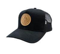 Crafton Classic Logo Mesh Trucker Cap - Baseball Cap - Unisex - atmungsaktiv - individuell verstellbar - für Damen und Herren Farbe: Classic Logo - Black