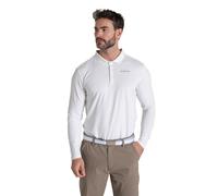 Craghoppers - "Bramshaw Golf" Poloshirt für Herren, Nosilife, Langärmlig (Weiß) 2XL