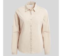 Craghoppers Damen Kiwi Ii Langarmshirt Hemd, Desert Sand, 44 EU