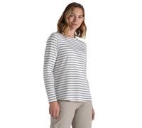 Craghoppers Damen NosiLife Akona Longsleeve, Blue Navy Stripe, XS