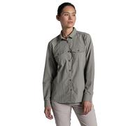 Craghoppers Nosilife Loukkos Adventure Bluse Damen Insektenabwehr Vert 40
