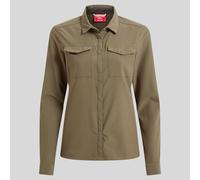 Craghoppers Nosilife Pro V Langarmhemd 38 Wild Olive