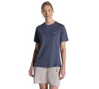 Craghoppers Damen NosiLife Solarshield+ T-Shirt, Anthracite, M
