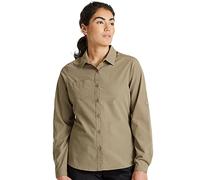 Craghoppers Damen Langarm-Shirt Expert Kiwi, Button-Down-Kragen, Pebble, Größe 42
