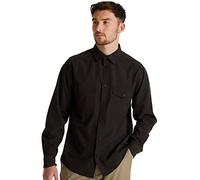 Craghoppers Langarmshirt Expert Kiwi Herren mit Button-Down-Kragen Schwarz 3XL EU