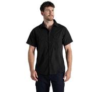 Craghoppers Herren Expert Kiwi Short Sleeved Shirt Hemd mit Button-Down-Kragen, Black, M