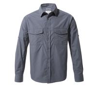 Craghoppers Herren Kiwi Langarm-Shirt (Ombre Blau) S