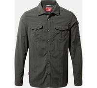CRAGHOPPERS Herren NosiLife Langarm Hemd Adventure (CMS605) S Black Pepper