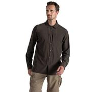 Craghoppers Nosilife Pro V Langarmhemd L Woodland Green