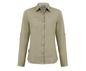 Craghoppers - "Kiwi" Hemd für Damen, Langärmlig (Steingrau) EU 48 / UK 20