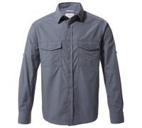 Craghoppers Kiwi Langarmhemd Herren blau 3XL
