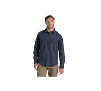 Craghoppers Herren Kiwi-Langarmshirt Wander-Shirt, Ombre Blue, M EU