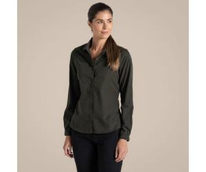 Craghoppers Langärmeliges Expert Kiwi-Shirt Damen - Dark Cedar Green , S (EU)