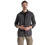 Craghoppers Langarmhemd NosiLife Adventure LS III (Brusttasche, leicht) dunkelgrau Herren, Größe S