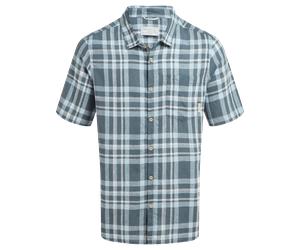 Craghoppers Men's Cartwright Short Sleeved Shirt Blue Stone Check S